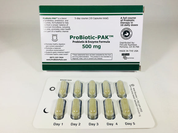 ProBiotic Enzyme PACK 10 Capsule Card - Limited Time: FREE